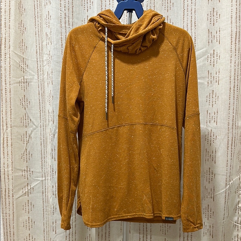 Columbia Mustard Hoodie Sweatshirt Casual Top